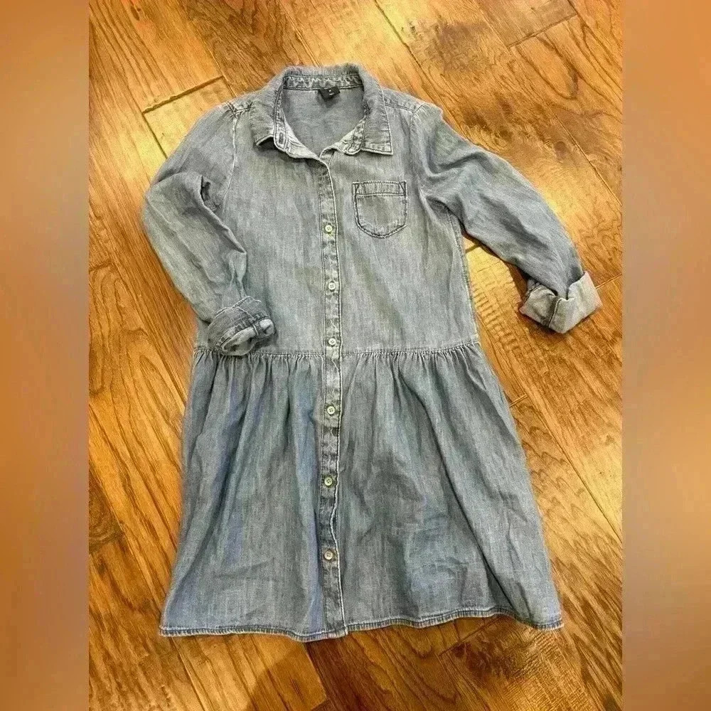 Girl’s Gap Denim Shirt Dress